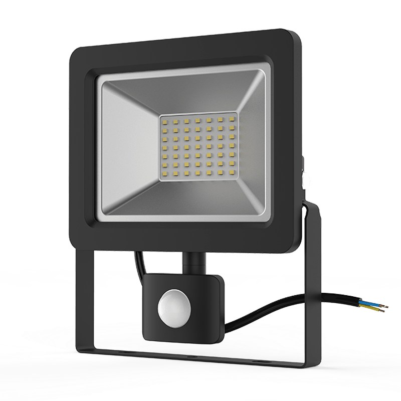 Прожектор светодиодный Gauss Elementary LED 50W 3500lm IP65 6500К с датчиком движения 1/18