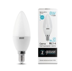 Лампа Gauss LED Elementary Свеча 8W E14 540lm 4100K