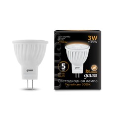 Лампа Gauss LED MR11 GU4 3W 290lm 2700K