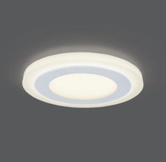 Светильник Gauss Backlight BL116 Кругл. 6+3W, LED 3000K, 540лм,145х31мм,&Oslash;120, 1/40