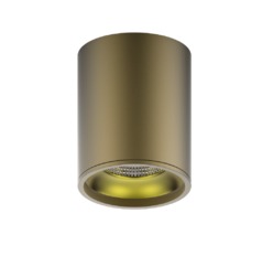LED светильник накладной HD001 12W (кофе золото) 3000K 79x100,900лм,