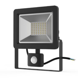 Прожектор светодиодный Gauss Elementary LED 50W 3500lm IP65 6500К с датчиком движения 1/18