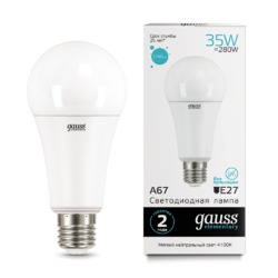 Лампа Gauss LED Elementary A67 35W E27 2740lm 4100K