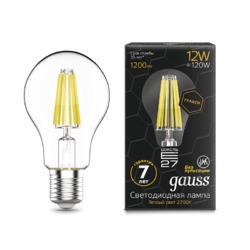 Лампа Gauss LED Filament Graphene A60 E27 12W 1200lm 2700К