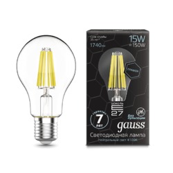 Лампа Gauss LED Filament Graphene A60 E27 15W 1740lm 4100К