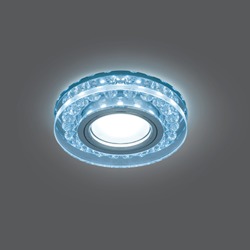 Светильник Gauss Backlight BL045 Кругл. Кристалл/Хром, Gu5.3, LED 4100K 1/40