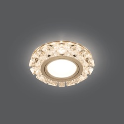 Светильник Gauss Backlight BL049 Кругл. Кристалл/Хром, Gu5.3, LED 2700K 1/40